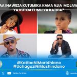 SANAA NI NJIA MOJAWAPO YA KUTOA ELIMU YA KATIBA