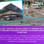 SHERIA YA USIMAMIZI WA MAAFA, AMBAYO INALENGA KUSIMAMIA, KURATIBU, NA KUDHIBITI MAJANGA NA ATHARI ZAKE.