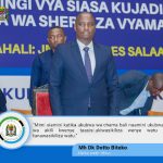 MKUTANO HUU UMEKUWA WENYE TIJA KWANI MMETOA MAONI KWA KUZINGATIA MASLAHI MAKUBWA YA NCHI YETU - MHE. DOTO BITEKO